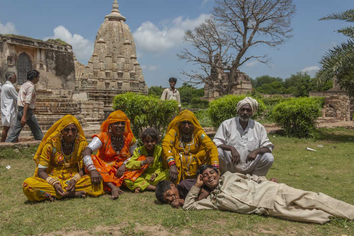 41 - India - Chittorgarh - familia